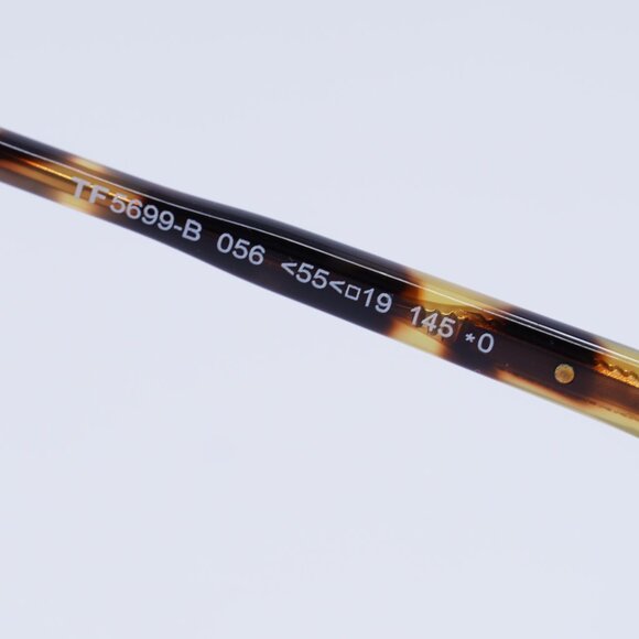 Tom Ford FT5699-B 056 Eyeglasses Havana55mm Square Frame, Blue Light Block - Picture 5 of 8